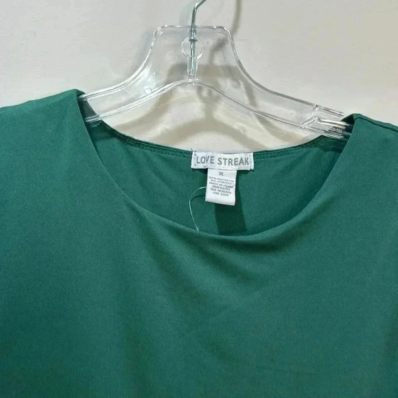 Love Streak Green Long Sleeve Crewneck Shirt XL - Picture 3 of 9